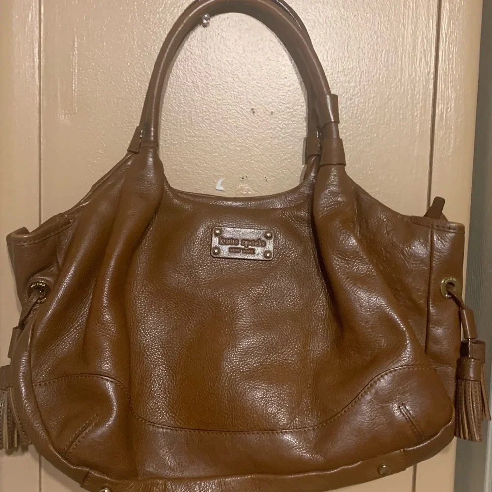 Kate Spade Berkshire Road Brown Leather Bag - Picture 12 of 15